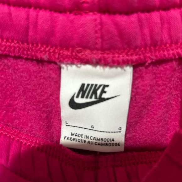 Nike Kids Fuchsia Sweatpants - Picture 2 of 3